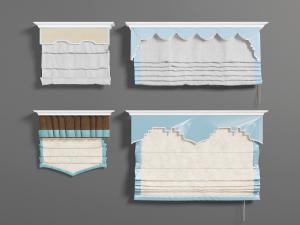 简欧拉帘升降帘