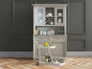 简欧酒柜3d模型 简欧酒柜