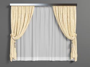 现代窗帘纱帘
