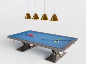 现代台球桌球案子