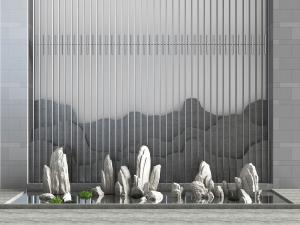 新中式景观小品