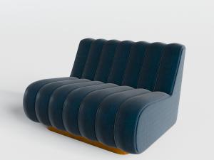 欧式单人沙发3d模型 欧式单人沙发