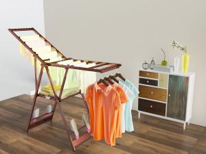 后现代落地晾衣架衣服边几3d模型 后现代落地晾衣架衣服边几