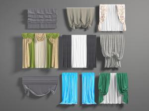 欧式田园窗帘拉帘