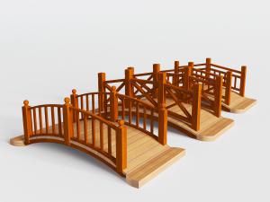 新中式实木小桥