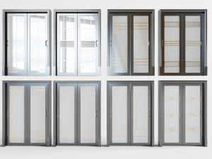 后现代推拉门玻璃门