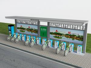 现代共享单车存放站亭租赁系统