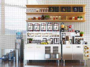 饮水机饮料饮品制作操作台工具