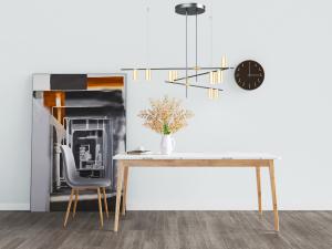 北欧书桌写字桌装饰地画3d模型 北欧书桌写字桌装饰地画