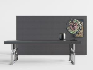 新中式案台写字桌3d模型 新中式案台写字桌