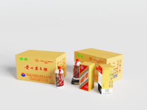 茅台酒瓶子盒子箱子3d模型 茅台酒瓶子盒子箱子