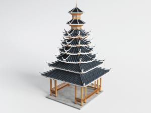 东南亚亭子凉亭