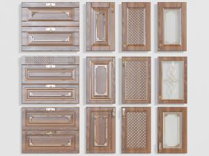 新中式实木雕花柜门