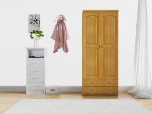 田园衣柜储物柜