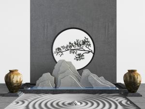 新中式景观小品