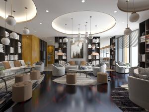 后现代书吧3d模型 后现代书吧