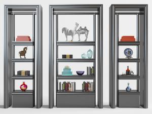 新中式实木装饰博古架