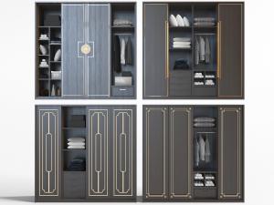 中式推拉门衣柜