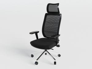 现代黑色办公转椅