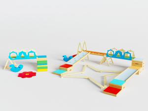 儿童室内娱乐设施设备3d模型 儿童室内娱乐设施设备