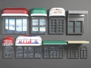 现代可折叠窗户阳台遮阳伞