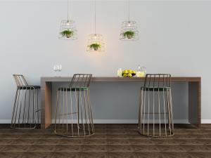 现代轻奢实木吧台、吧椅