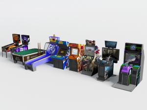 网吧、超市游戏机娱乐设施设备3d模型 网吧、超市游戏机娱乐设施设备