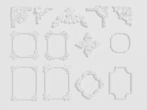 欧式角线雕花构件