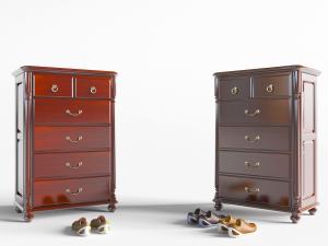 欧式实木斗柜鞋柜