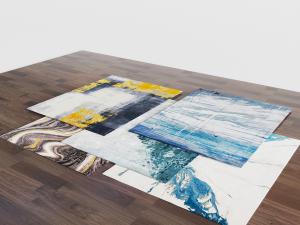 新中式图案的地毯3d模型 新中式图案的地毯