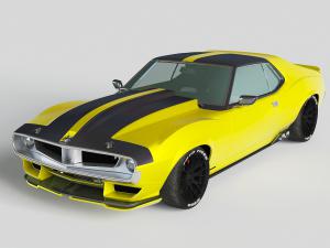 现代跑车汽车3d模型 现代跑车汽车