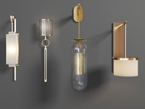 新中式灯笼造型的壁灯