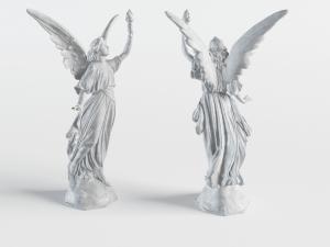 欧式展开翅膀的天使雕塑雕像