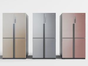 现代双开门超宽冰箱