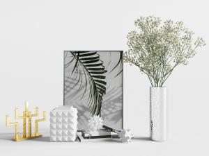 现代桌面花瓶花卉装饰品摆件