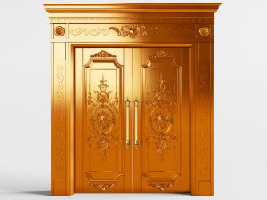 欧式铜制雕花大门