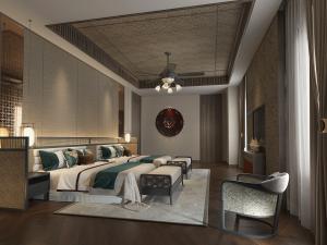 新中式酒店客房