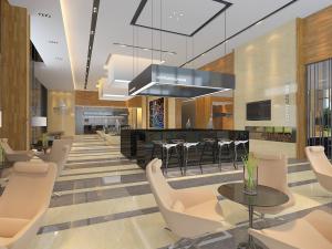 后现代售楼处大堂大厅洽谈区