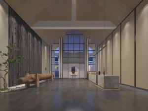 新中式大厅大堂接待前台