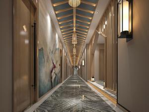 新中式酒店过道走廊