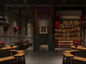 新中式餐馆饭店烧烤店