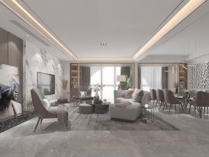 后现代客厅餐厅