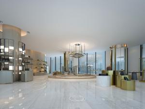 现代轻奢精品箱包专卖店