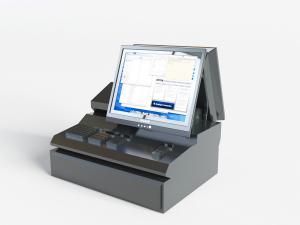 超市便利店柜台收银机3d模型 超市便利店柜台收银机