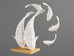 现代鱼形台灯