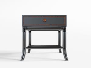 美式方形床头柜