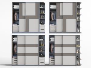 新中式推拉门衣柜