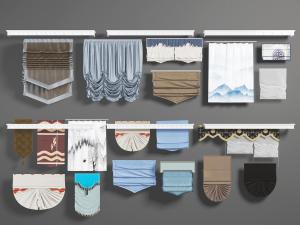 欧式罗马卷帘升降帘