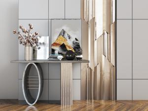 新中式个性端景台、饰品摆件3d模型 新中式个性端景台、饰品摆件