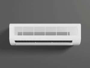 现代白色壁挂式空调